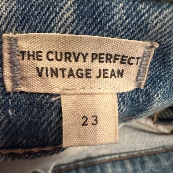 MADEWELL WOMENS DENIM JEANS CURVY PERFECT VINTAGE JEAN SIZE 23 - Picture 7 of 9